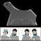 1X Men's Beard Shaping Tool Trimming Shaper Template Guide Shaving Stencil  3C