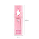 L2 Mini Nano Facial Mister with Top Mirror Handy Cool Mist Sprayer (Pink)