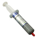 Large syringe type gray thermal grease computer accessories for CPU cooling