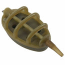 Plastic Inline Method Feeder Fishing Accessories 4 Feeders Mould Set Carp F D1P1