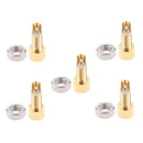 5Set Copper Plated Hearphone Earphone MMCX Connector Screws Nut Universal