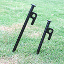 2x Tent Stakes Pegs Nail Heavy Duty Steel Outdoor Camping Awning Shelter CanopyK