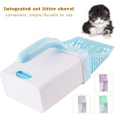 One-piece Cat Litter Shovel Cleaning Set Shovel with Holder for Daily Pets Care