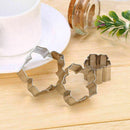 3x Metal Flower Shaped Chocolate Cookie Cake Baking New W0P8 Mold Mould Z5K6