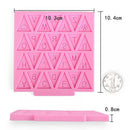 Flag Shape 26 English Letters Silicone Mold Chocolate Fondant Cake Decoratin Hn