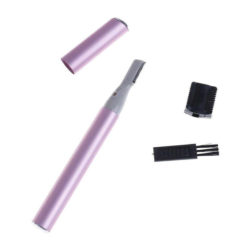 1 set electric epilator women men portable hair trimmer eyebrow remover shaving-