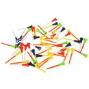 50Pcs/Set Golf Tees With Cushion Top 83MM Large PVC Tee Multi Color Accessories