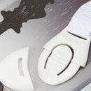 10 Pieces Of Child Protection Lock Long Drawer Door Cabinet Lock Plastic Ch