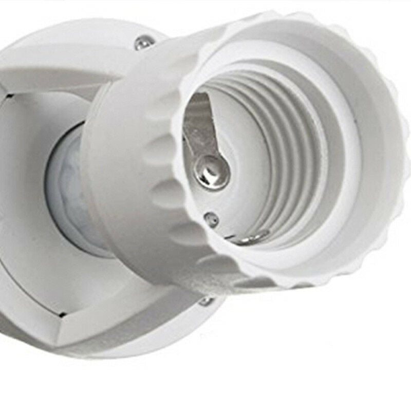 1* E27 Led Light Holder Pir Adapters Infrared Motion Sensor Lamp Bulb