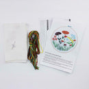 30 X 30cm DIY Flowers Embroidery Kit Needlework Cross Stitch Handwork Craft