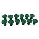 12pcs Durable Green Cane End Caps Garden Cane Caps Plant Care Tools 3cm