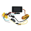 12V/24V 4 in 1 LCD Car Digital ALARM Gauge Pressure Voltmeter Volt Water Te X9L1