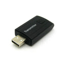 2in1 Bluetooth 5.0 Transmitter Receiver TV PC 3.5mm AUX Hifi Music Audio Ada Hn