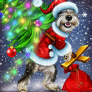 Full Round Drill Picture DIY Costume Dog Diamond Painting Poster (W569)