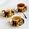 Gilded Tea / Coffee Cup And Saucer, Coffee Cup In