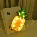 Pineapple Shape LED Night Light Battery Powered Children Bedroom Home Decor