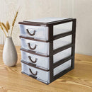 4-Layer Mini Storage Drawer Plastic Cabinet Organizer Box Storage Box for Home