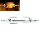 1pc Electric BBQ Rotisserie Grill Roast Rod Spit Universal Kit Motor Meat Skewer