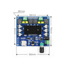 TPA3116 Dual Channel Bluetooth 5.0 Power Amplifier Board Module 100W*2 TF AUX