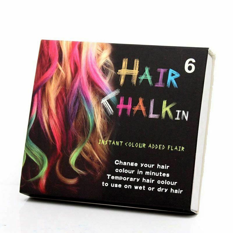 New 6 pcs Painting Non-toxic Temporary Diy Hair Chalk Dye Soft Pastels Salo H1J4