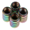 4pcs Aluminum Motorcycle Car Tire Air Valve Stem Pressure Dust Cap Cover