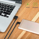 0.2m Nylon Braided 90 Degree Connector USB3.1 Type-C Charging Data Cable A