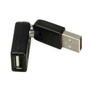 New USB 2.0 Male To USB Female 360 Degree Rotation Angle Extension Adapter Hot