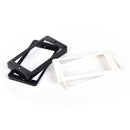 2x Humbucker BridgePickup Mounting Ring Frame Surround for Guitar black color ES