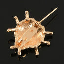 Fashion animal rhinestone ladybug brooch for Unisex jewelry E9H6