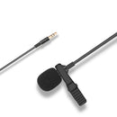 Clip on Lavalier Lapel Microphone Mic 3.5mm for DJI Pocket 2 Video Recording