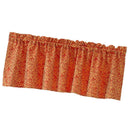 3Pcs Red Rod Pocket Short Tier Curtains Panels Half Drapes for Bathroom