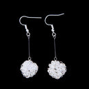 Fashion Hollow Ball Long Drop Dangle Hook Earrings Women Elegant Jewelry hv2n