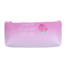 Beautiful strawberry PU case school waterproof pencil bag for stationery sc