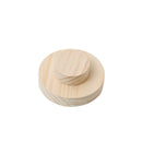 Round Natural Wooden Plain Stand Decorating  Bracelet Display DIY Craft
