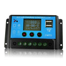12/24V 10A LCD USB Solar Regulator Charge Controller Battery Protection