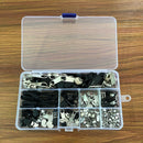 183PCS Zipper Replacement Zipper Repair Kit Install w/ Pliers for Bags Jacket