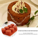 8 Holes Round Silicone Cake Mold Handmade Baking Cupcake Soap Maker Mold