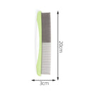 Stainless Steel Teeth Styling Home Dog Comb Single Row Removes Tangles Knots