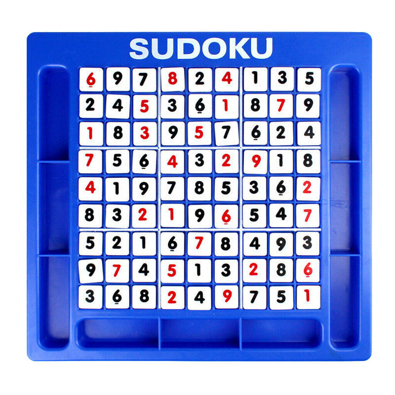 Fun Sudoku Board Game Set - Number Puzzle Digital Chess for Kid Children Math