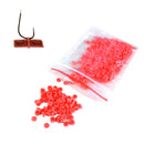 2500x Rubber Bait Bands for 3mm to 10mm Bloodworm Baits Fishing Elastic Band %x