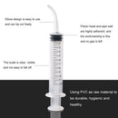 2PCS Disposable Dental Irrigation Syringe With Curved Tip Tooth Whitening