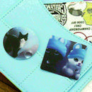 46pc Star Sky Black Cats Scrapbook Album Calendar Diary Planner Stickers I6 J5B4