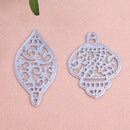 2pcs Conch Lantern Cutting Die Stencil Scrapbook Embossing Folder DIY Craft
