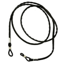 Black PU Leather Non-slip Eyeglasses Chain Holder Necklace Glasses Sunglasses