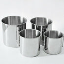 4Pcs Outdoor Portable Stainless Steel Cups Set Tableware Pot Water Cup Beer