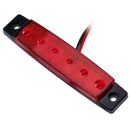 10x 12V 6 LED Side Marker Indicators Lights Lamp Bar Truck Trailer Lor ZKY