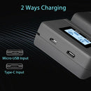 Np-Fw50 Camera Battery Charger Npfw50 Fw50 Lcd Usb Dual Charger For A6000 5