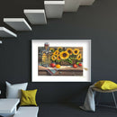 Diamond Painting Sunflower Basket Full Round Rhinestone Picture DIY 40x30cm