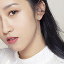 Butterfly Earrings Stud Threader Long Drop Dangle Tassel Crystal For Women Girls