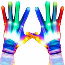 Colorful Led Gloves Skeleton Flashing Light Up For Kids New Teenager Childr O8K3